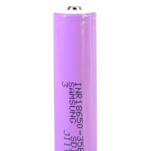 Samsung 35E 18650 3500mAh 8A, Protected Button Top Battery