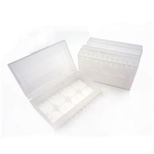 20700/21700 Battery Plastic Protective Case/Holder, Clear, 2pcs