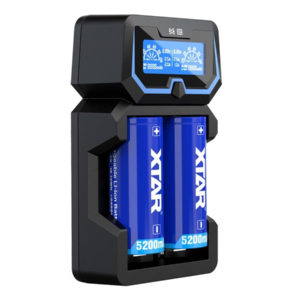 XTAR X2 2 Bay Smart Digital LCD Battery Charger