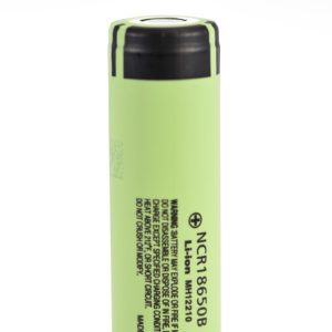 Panasonic NCR18650B 3400mAh 4.9A Battery, Flat Top