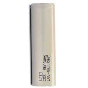 Samsung 30T 21700 3000mAh 35A Battery, Flat Top