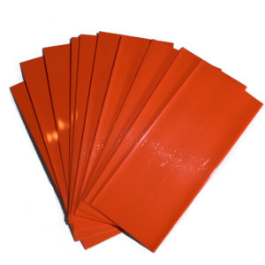 Orange 18650 Battery Wrapper, 10pcs