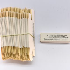 18650 Battery Paper Box with Warning (50pcs)