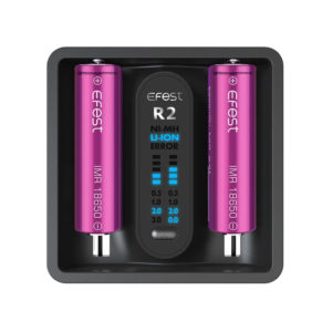 Efest iMate R2 Intelligent QC Battery Charger, Black