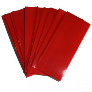 Red 18650 Battery Wrapper, 10pcs